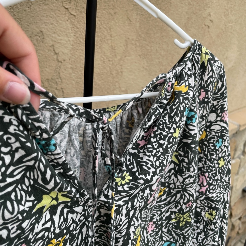 Levi’s hemp boho green peasant dress - Picture 3 of 14